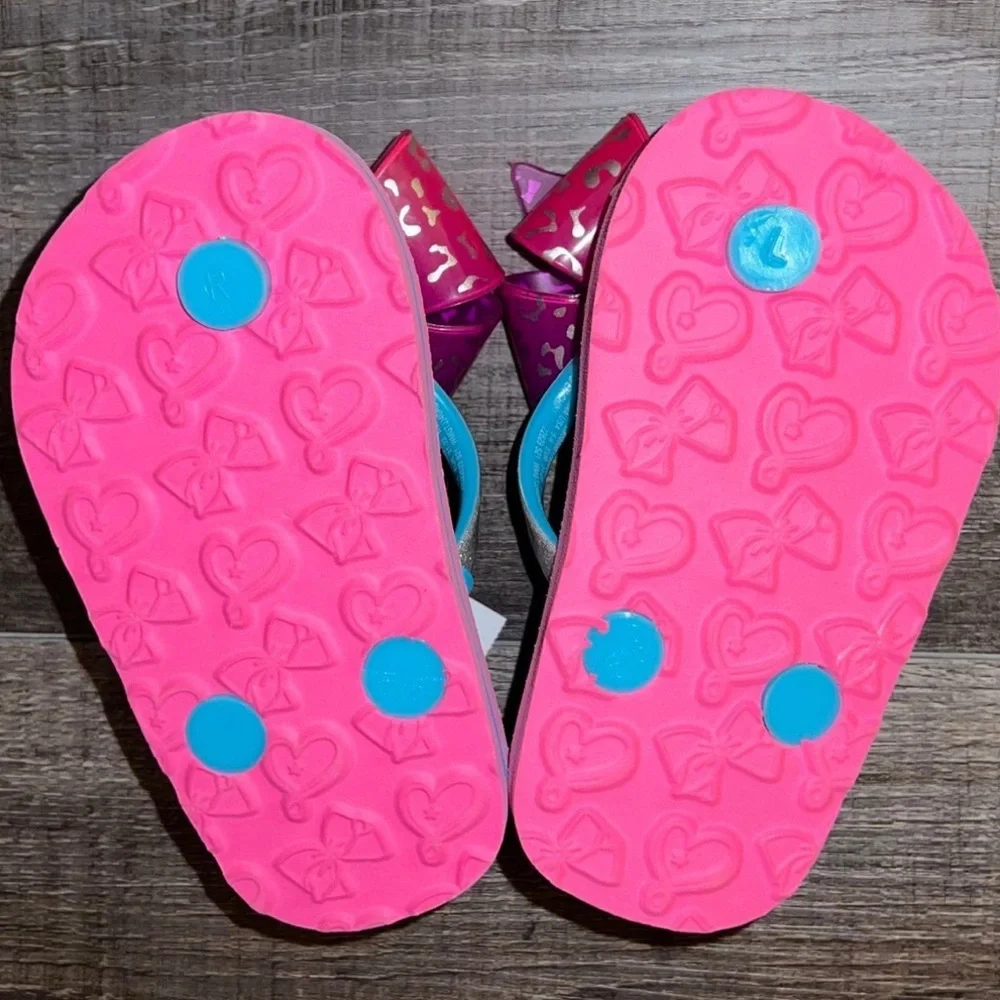 💞 New Toddler Size 5-6 JoJo Siwa Flip Flop Sandals
